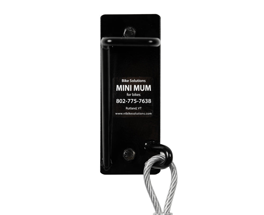 Mini Mum Vertical Bike Hanger with Cable