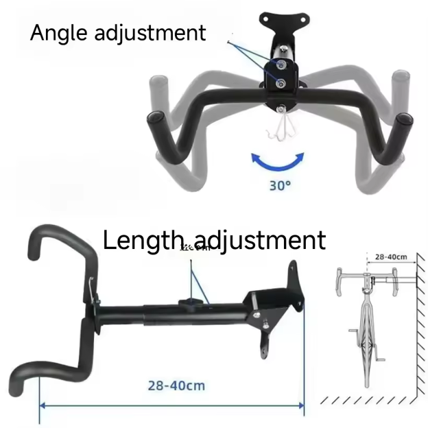 Wall Mounted Bike Cradle