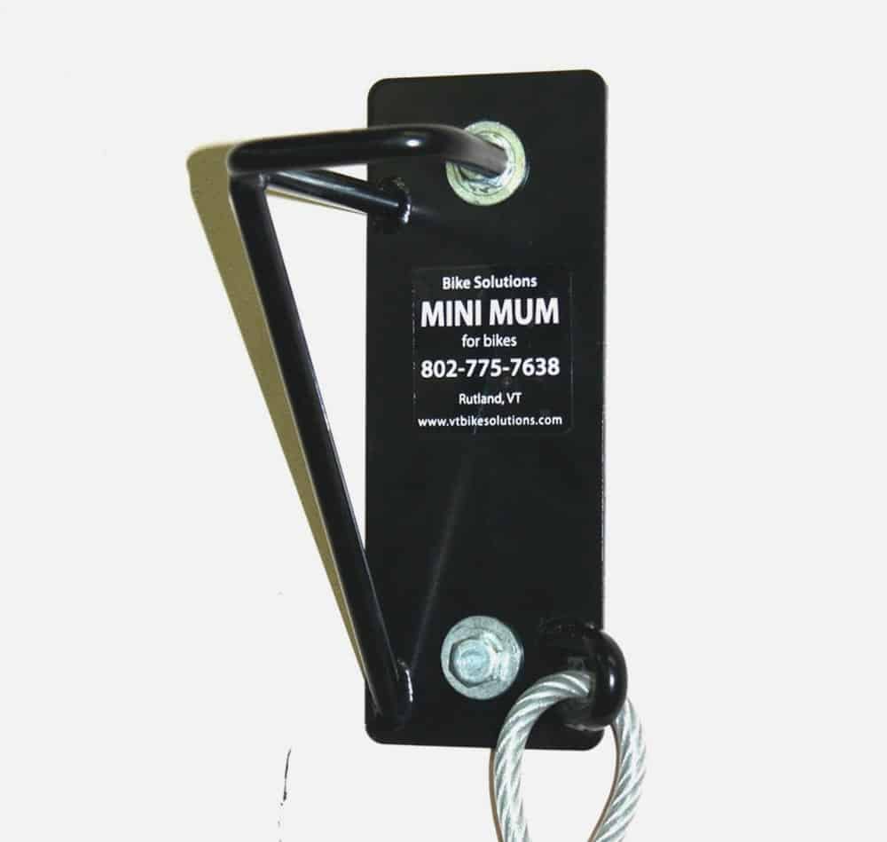 Mini Mum Vertical Bike Hanger with Cable
