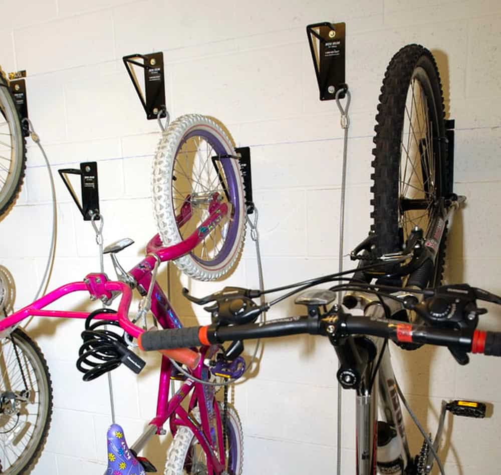 MTB Rack  Vertical Wall Mount & Storage for Mountain Bikes