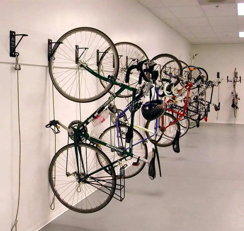 Vertical Bike Racks, Hangers  Hooks Vertical Bike Hanging Storage   Solutions – VT Bike Solutions