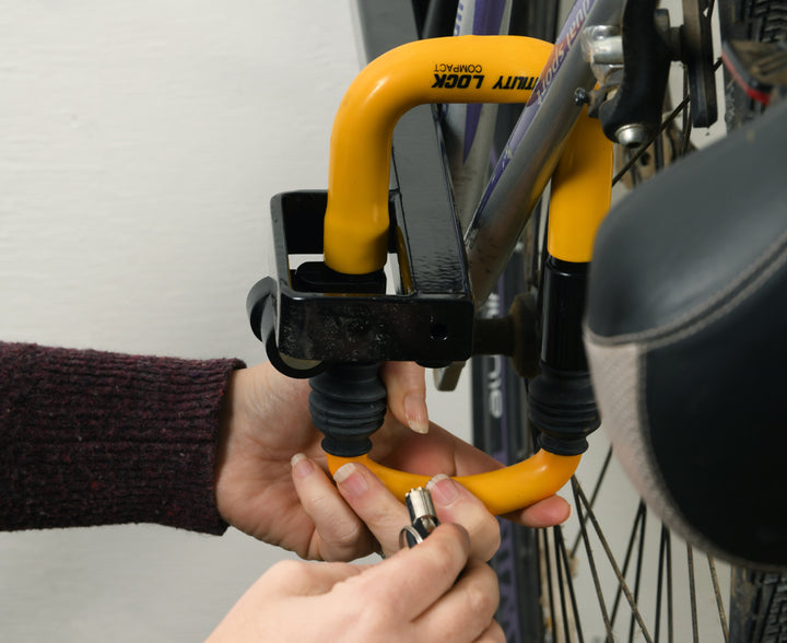 Wall Mounted Bike Lock Bike Wall Lock Solutions Lockable Bike Hanger VT Bike Solutions