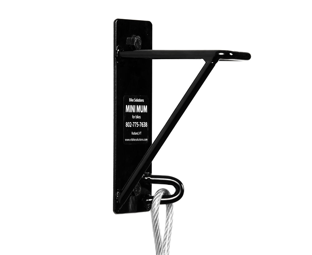 Mini Mum Vertical Bike Hanger with Cable - Main Image